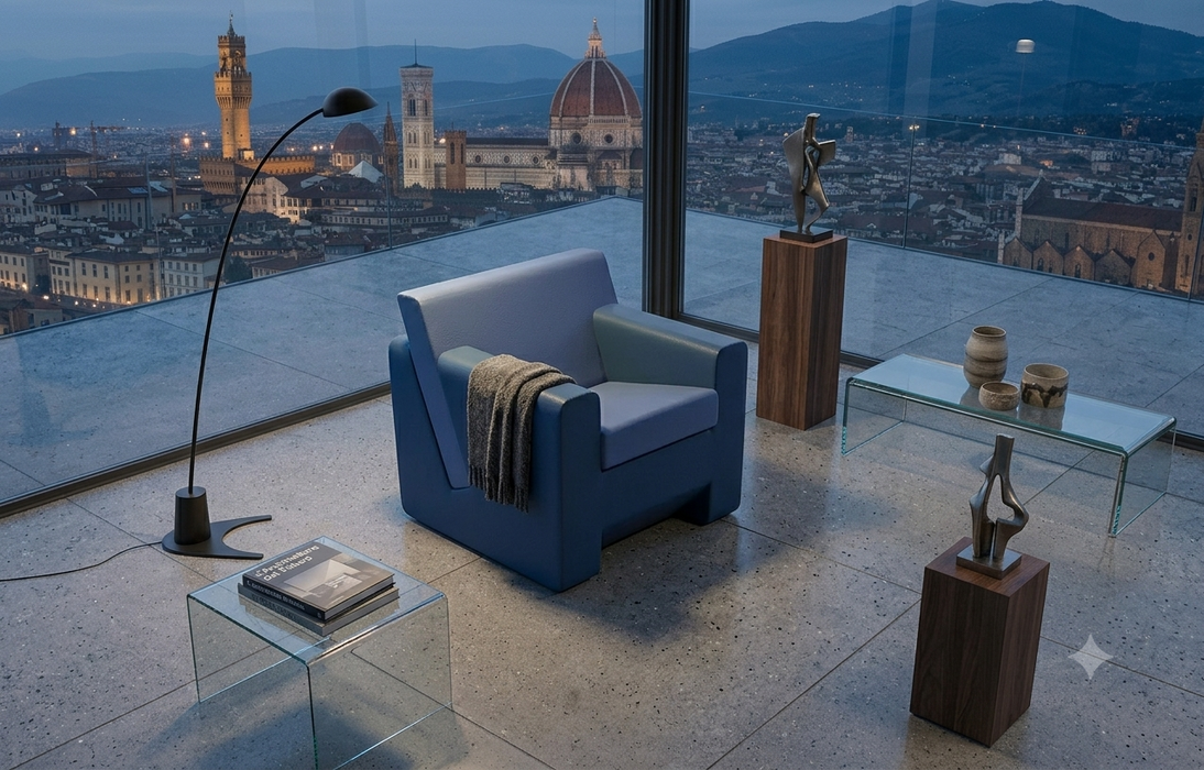 Ergo coated foam armchair