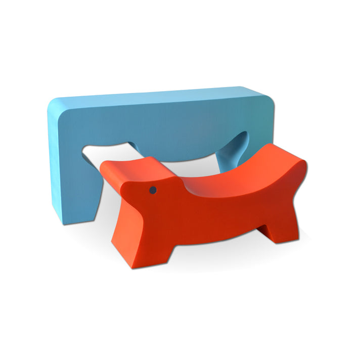 Puppy - coated foam kids chair and table