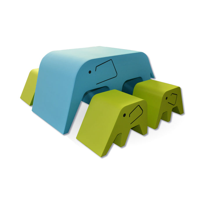 Big Mama - coated foam kids chair and table