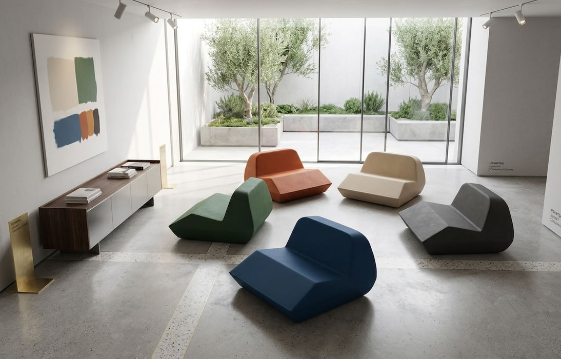 Q-Model - coated foam lounge chair
