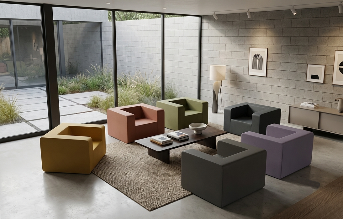 Sensation coated foam sofa and armchair